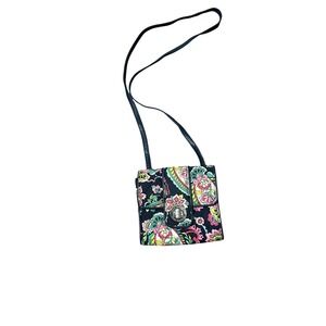 Vera Bradley Floral Mini Hipster Turn Lock Crossbody